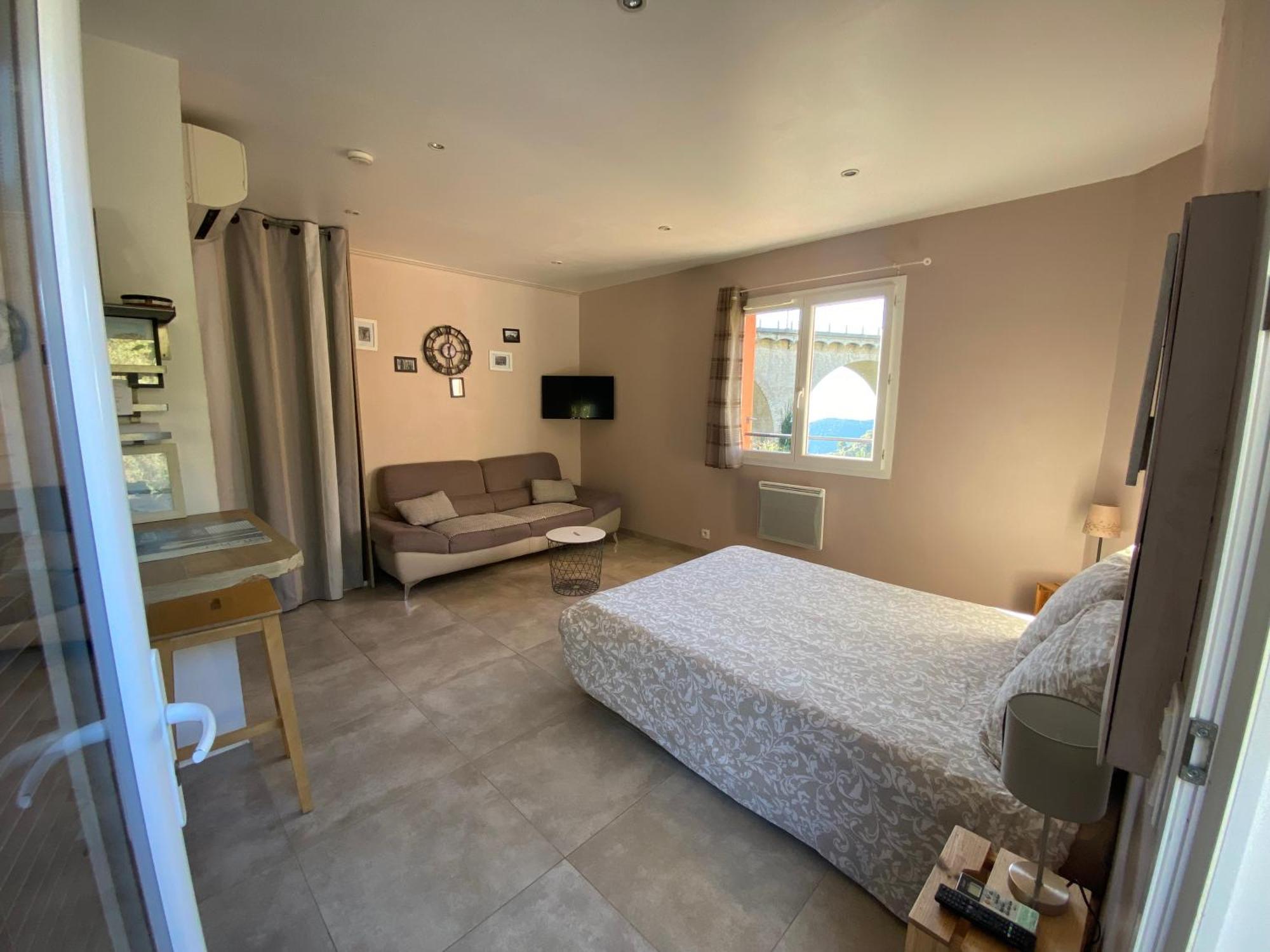 Studio Pied Village Eze - Dans Villa Recente - Parking Gratuit מראה חיצוני תמונה