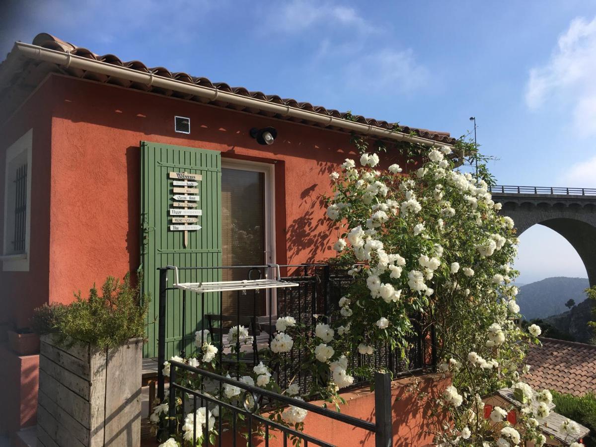 Studio Pied Village Eze - Dans Villa Recente - Parking Gratuit מראה חיצוני תמונה